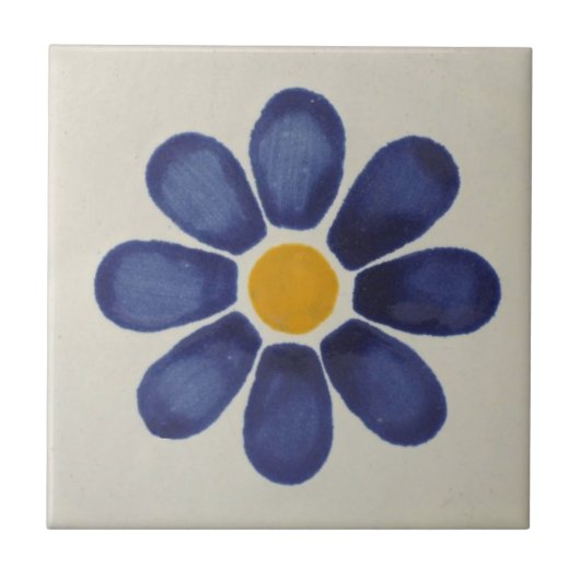 メキシコのタイル手のバック色彩の鮮やかプスプラッシュ6 タイル (正面)