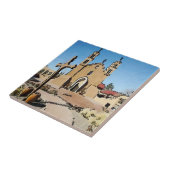 メキシコのタイル、古いスペインの使命 タイル (側面)