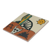 メキシコのタイル、西砂漠。 タイル (側面)