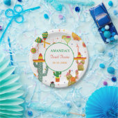 メキシコのタコの恋のバチェロレッテ ペーパープレート (パーティー)