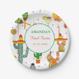 メキシコのタコの恋のバチェロレッテ ペーパープレート