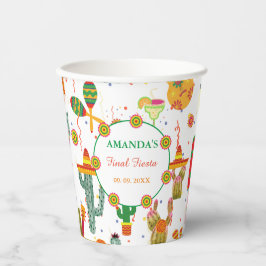 メキシコのタコの恋のブライダルシャワーパーティーの好意 紙コップ