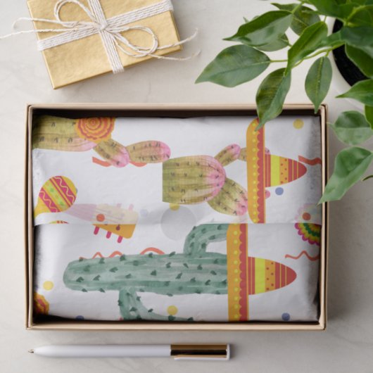 メキシコのタコの恋のブライダルシャワーパーティーの好意 薄葉紙 (ギフト)