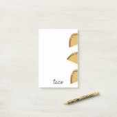 メキシコのタコレストラン食品ポストイットノート ポストイット (デスク上)