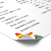 メキシコのタコ古いWIvesテイルズベビーシャワーゲームPos ポスター (角)