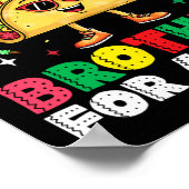 メキシコのタコ・シンコ・デ・マヨの貿易おもしろい兄弟 ポスター (角)