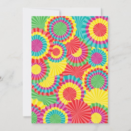 メキシコのタコ「赤ちゃんのシャワーについて 招待状 (裏面)