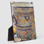 メキシコのタラベラスタイル フォトプラーク (側面)