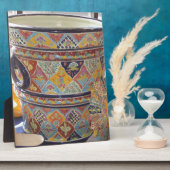 メキシコのタラベラスタイル フォトプラーク (側面)