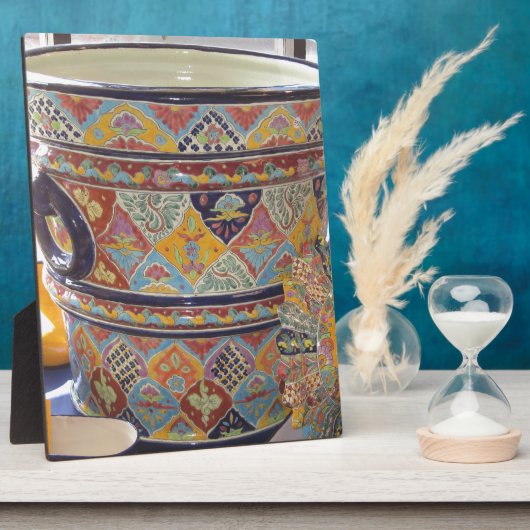 メキシコのタラベラスタイル フォトプラーク (側面)