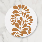 メキシコのタラベラテラコッタの結婚式前お祝いプレゼント フェイバータグ (裏面)