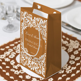 メキシコのタラベラテラコッタの結婚式前祝いギフト スモールペーパーバッグ
