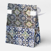 メキシコのタラベラデザインの好意ボックス フェイバーボックス (裏面サイド)