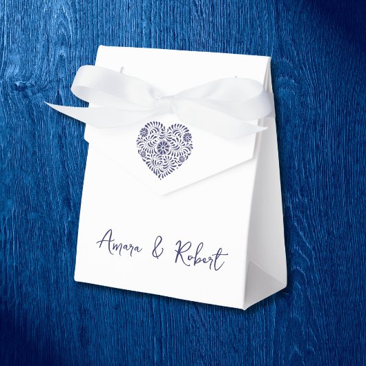 メキシコのタラベラハート フェイバーボックス