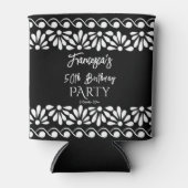 メキシコのタラベラ党はモノグラムブラックを支持 缶クーラー (正面)