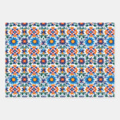 メキシコのタラベラ包装紙 ラッピングペーパーシート (正面)