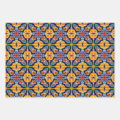 メキシコのタラベラ包装紙 ラッピングペーパーシート (正面3)