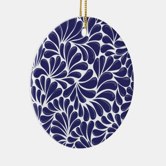 メキシコのタラベラ瓦セラミックオーナメント セラミックオーナメント (右)