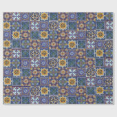 メキシコのタラベラ瓦 ラッピングペーパー (フラット)