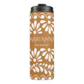 メキシコのタラベラ花嫁の贈りパーソナライズされた物 タンブラー (正面)