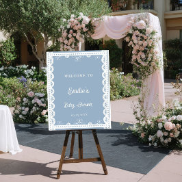 メキシコのタラベラ赤ちゃんシャワー歓迎サイン 台座サイン