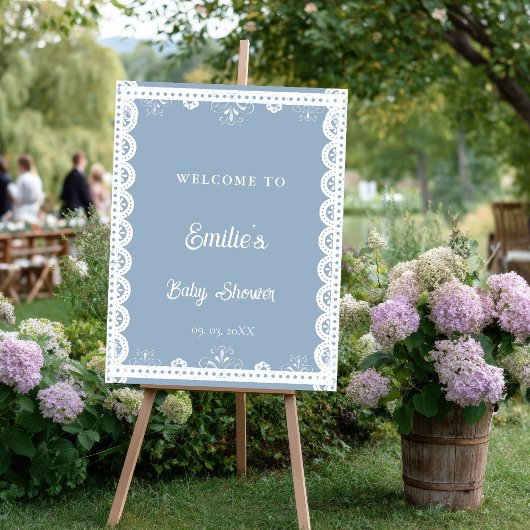 メキシコのタラベラ赤ちゃんシャワー歓迎サイン 台座サイン