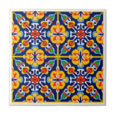 メキシコのタラベラ陶磁器タイルコレクション タイル (正面)