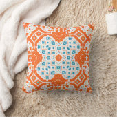 メキシコのタラベラ:アンティークセラミックシームレス クッション (ブランケット)