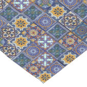 メキシコのタラベラ・タイル ショートテーブルランナー (コーナー)