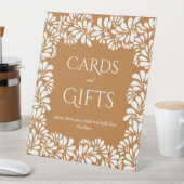 メキシコのタラベラ・テラコッタブライダルシャワー・ギフト 台座サイン (インサイチュ)