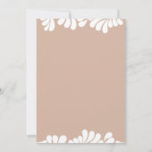 メキシコのタラベラBoho Cielito Lindo赤ちゃんシャワー 招待状 (裏面)