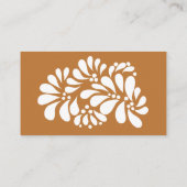 メキシコのタラベラterracotta qrギフトレジストリ エンクロージャーカード (裏面)