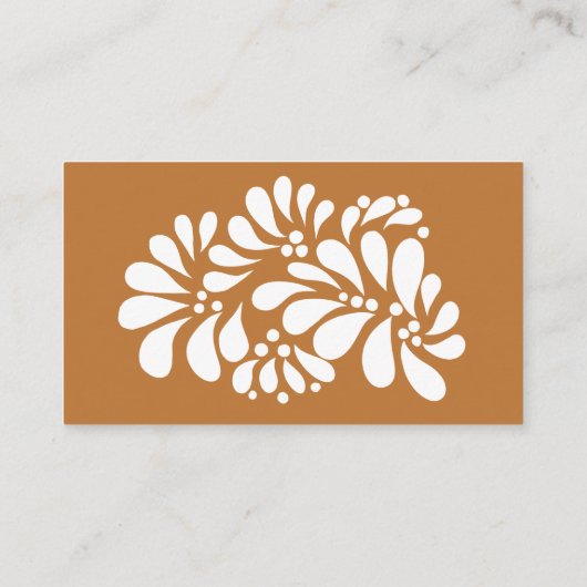 メキシコのタラベラterracotta qrギフトレジストリ エンクロージャーカード (裏面)