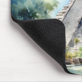 メキシコのチチェン・イッツァ。 マウスパッド (コーナー)