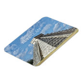 メキシコのチチェンItza、ピラミッド、ククルカン寺院 マグネット (左側)