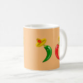 メキシコのチリの死んだ日 コーヒーマグカップ (正面右)