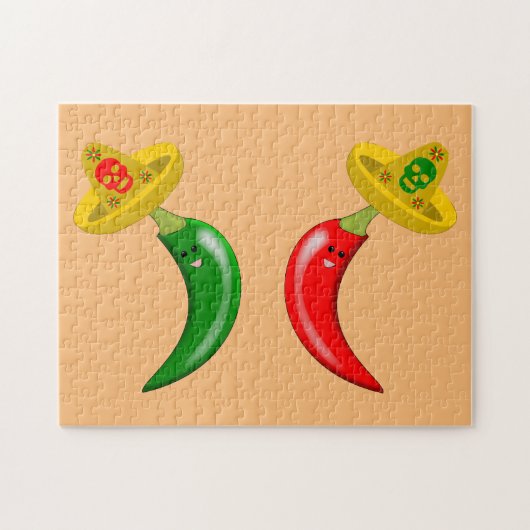 メキシコのチリの死んだ日 ジグソーパズル (横)