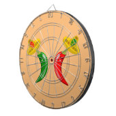 メキシコのチリの死んだ日 ダーツボード (正面右)