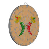 メキシコのチリの死んだ日 ダーツボード (正面左)