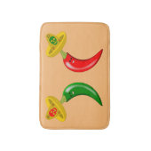 メキシコのチリの死んだ日 バスマット (正面縦)