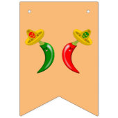 メキシコのチリの死んだ日 バンティングフラッグ (第1の旗)