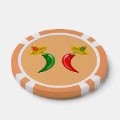 メキシコのチリの死んだ日 ポーカーチップ (シングル)