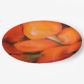 メキシコのチリ唐辛子オレンジスパイシー南西 ペーパープレート (アングル)