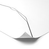 メキシコのチワフアシティ（黒と白） ポスター (角)