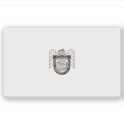 メキシコのティフアナ市国旗 シール (正面)