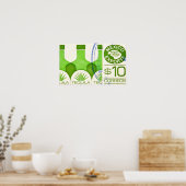 メキシコのテキーラのサボテン旅行ポスター ポスター (キッチン)