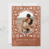 メキシコのテーマの写真Save the Date セーブザデート (正面)