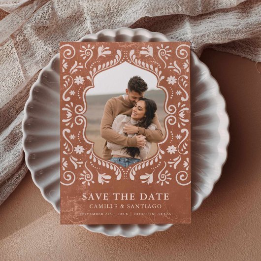 メキシコのテーマの写真Save the Date セーブザデート