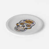 メキシコのテーマの晩餐パーティー ペーパープレート (アングル)