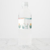 メキシコのテーマの誕生日パーティーについて話そう ペットボトルラベル (裏面)